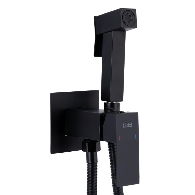 Набір для гігієнічного душу Lidz Kubis 111 Black LDKUB111BLA46108 прямокутний — изображение 3